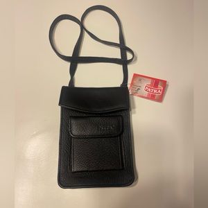 Leather metro mini crossbody